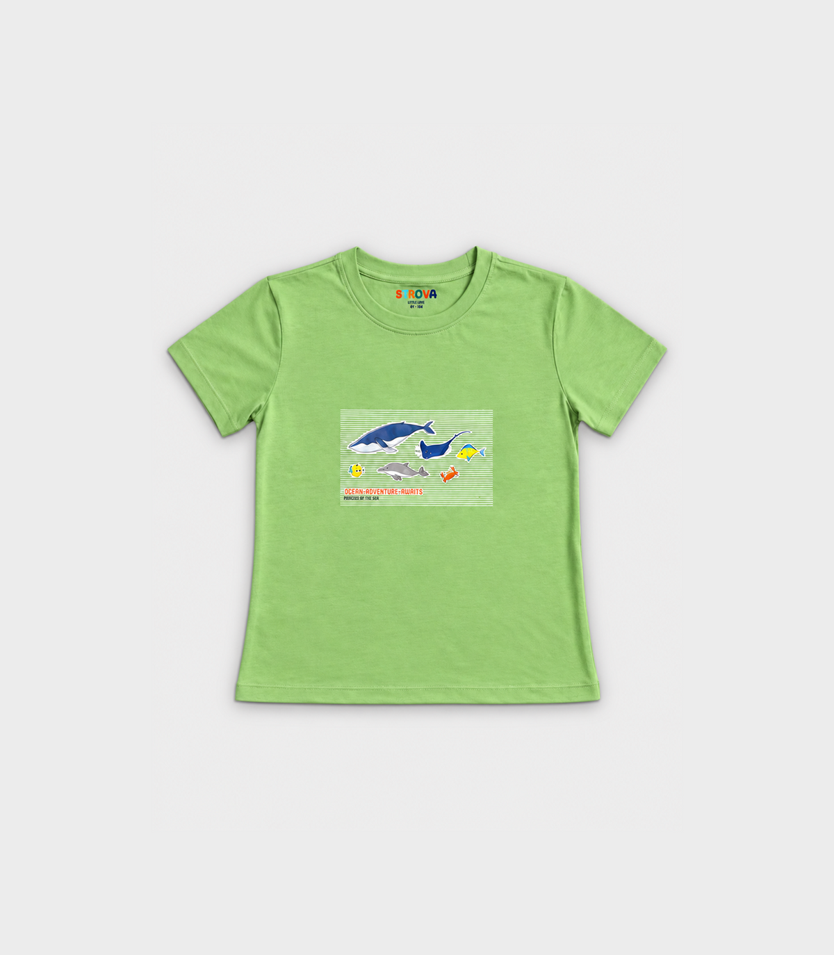 Leaf Green Graphic T-shirt