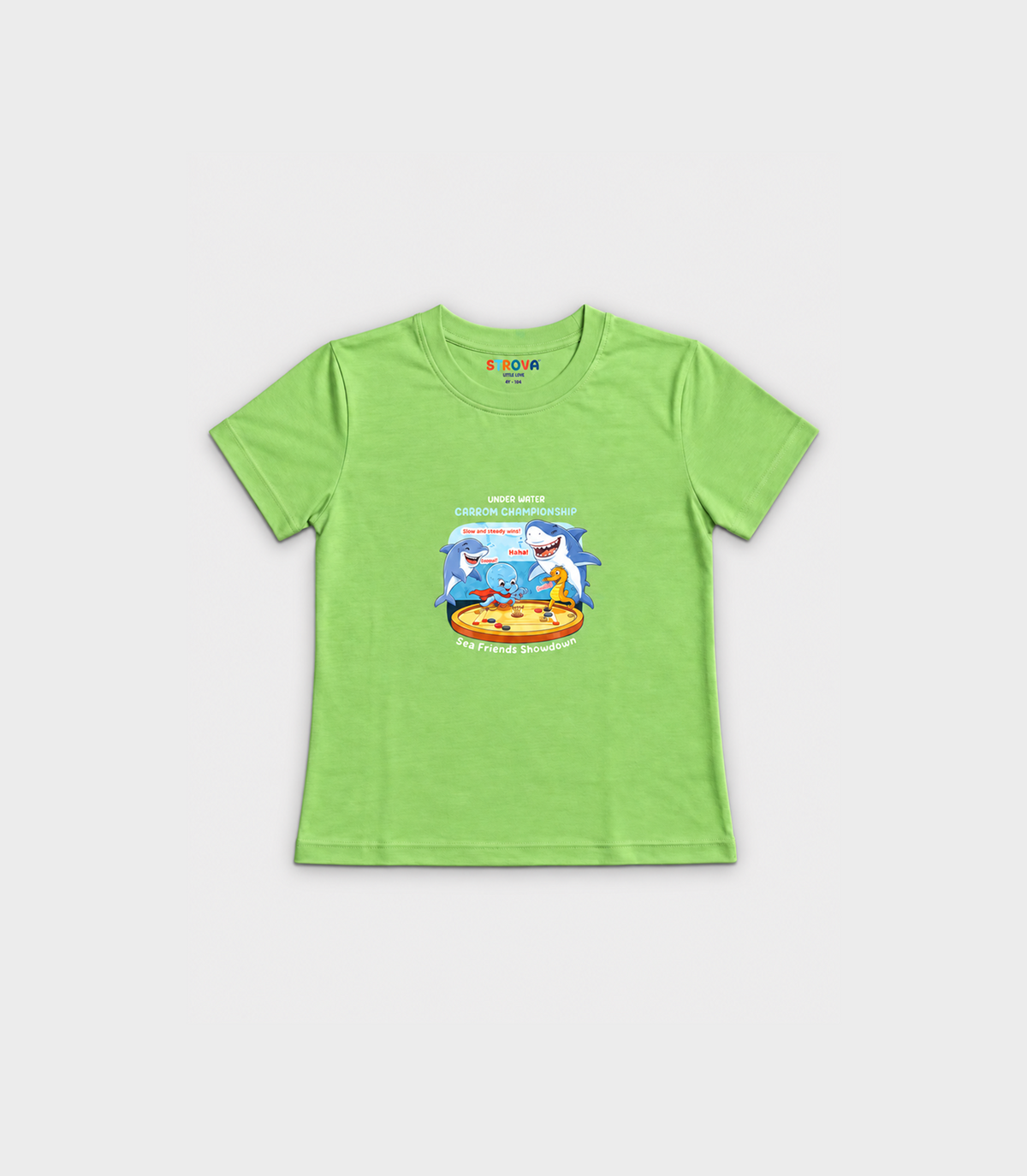 Leaf Green Graphic T-Shirt