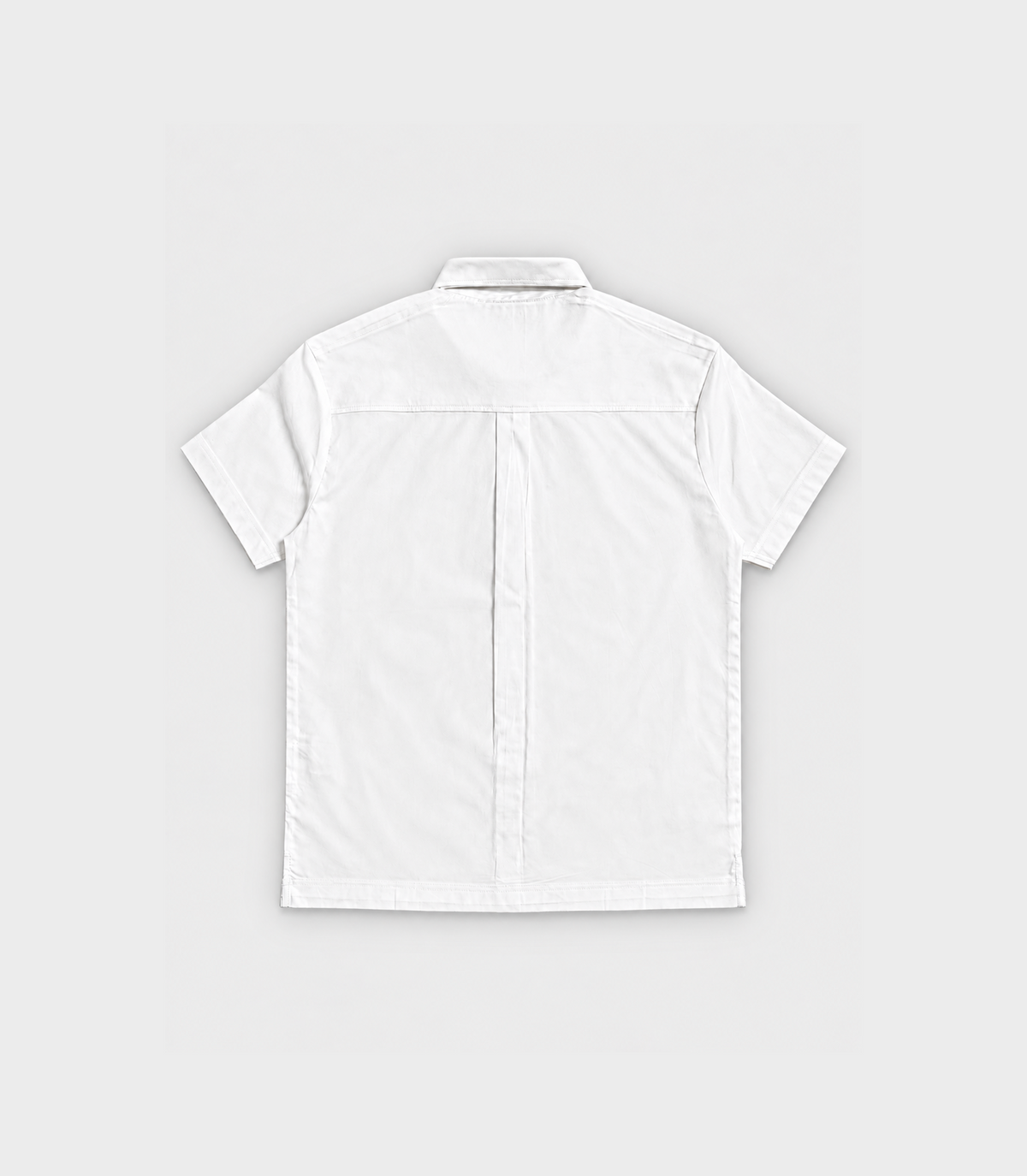 Moon White Solid Shirt