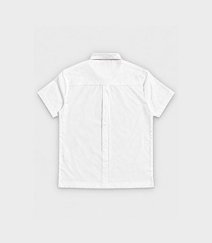 Moon White Solid Shirt