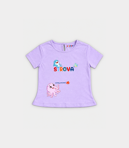 Lavendar Graphic T-Shirt